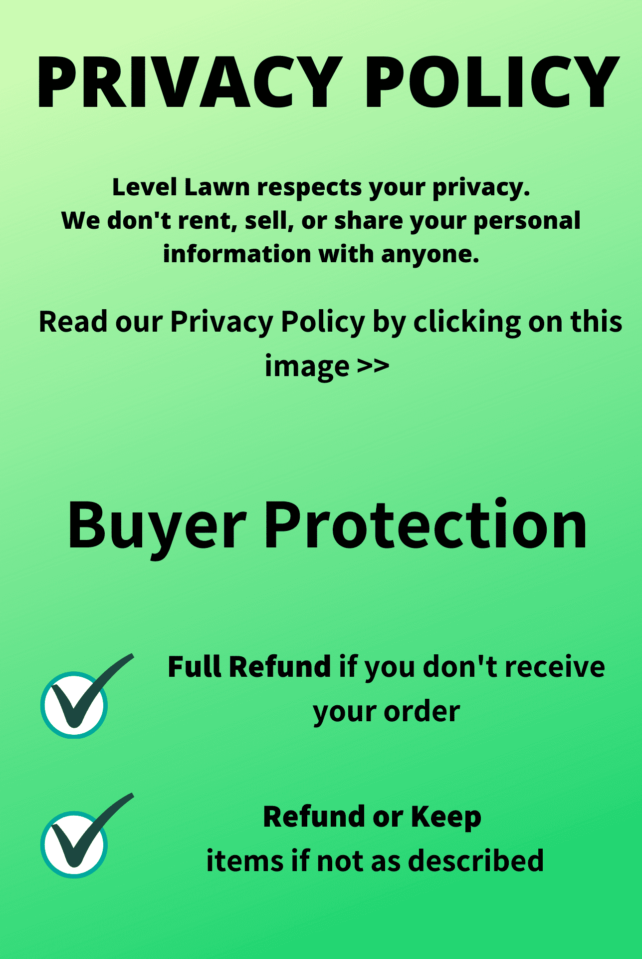 Your privacy is protected